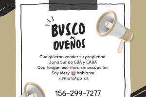Casas Venta Sin datos Buenos Aires BUSCO DUE�OS